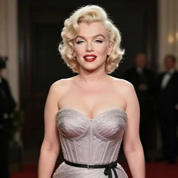 Marilyn Monroe dressed in 2020 fashionable clothes, trending on instagram