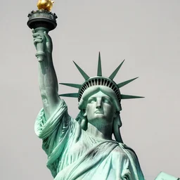 statue of liberty depth map