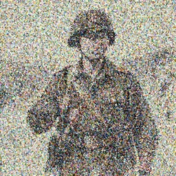 A North Korean resistance rebel soldier , Artwork by Kim Jung Gi, Kim Jung Gi style, ink
