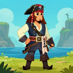 pirates in return to monkey island, by ron gilbert