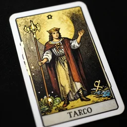 a highly-detailed vector image of a tarot card by takato yamamoto. natural light, light leaks. 8K HD wallpaper. Black 2.0, metallic gold, metallic silver color scheme.