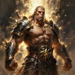 orc warrior concept art, yoshitaka amano, akihiko yoshida