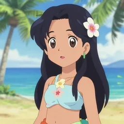 hawaiian tomboy, anime, WLOP
