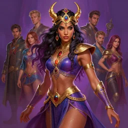 dynamic medium shot painted portrait, maya ali as aion storm mage, gaudy colours, octane render, matte painting concept art, official fanart behance hd artstation by jesper ejsing and rhads and lois van baarle and ilya kuvshinov and rossdraws