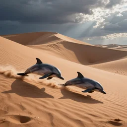 dune, dolphins