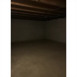 empty dark basement, unfinished, craigslist photo