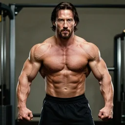 keanu reeves as a bodybuilder, 4 k hd