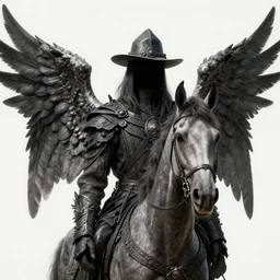 headless horseman with wings, concept art, trending on artstation, highly detailed, intricate, sharp focus, digital art, 8 k