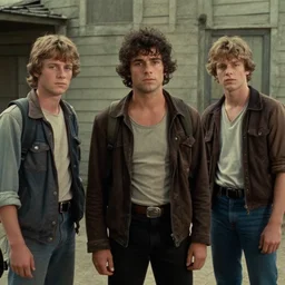 a film still from the outsiders ( 1 9 8 3 )