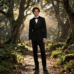 timothee chalamet in a tim burton movie