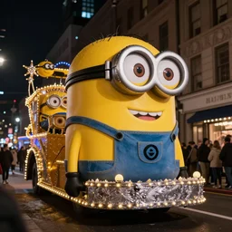 minion macys parade float realstic photo