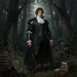 anthropomorphic art of warrior of light, of the black forest, portrait, victorian inspired clothing by artgerm, victo ngai, ryohei hase, artstation. fractal papers and books. highly detailed digital painting, smooth, global illumination, fantasy art by greg rutkowsky, karl spitzweg