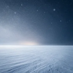 snowstorm landscape, horizon, cinematic lighting, synthwave,