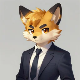 a digital painting portrait of a cryptocurrency ceo fursona, furry fandom, furaffinity