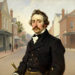 Streets of Marshal Arkansas, Portrait artwork by Thomas GAINSBOROUGH