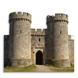 artwork of the twin fortress by david wyatt