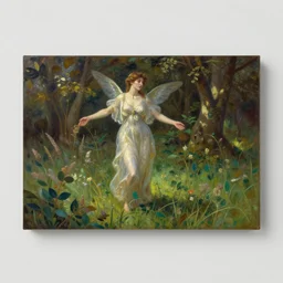 fairy meadow by Richard Dadd, British fairy painting, miniature