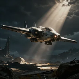 Guardian AI awakens, screenshot from the game Elite Dangerous