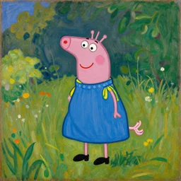 a painting of pippi longstock in the style of carl larsson