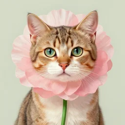flower cat by andreas achenbach