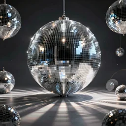 a disco themed virtual trippy world