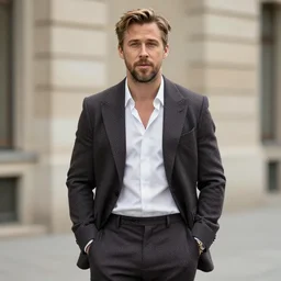 ryan gosling in style of leonid afremov
