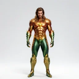 full body portrait of aquaman as a magical star guardian. detailed face, concept art, intricate, highly detailed 8 k, smooth, sharp focus, handsome and aesthetic shape of face and body, artgerm, artstation, art by zexi guo and nira and junpei suzuki and gharliera and rinotuna