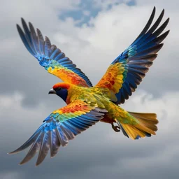 highly detailed realistic photo of colorful bird from heaven, very sharp focus, award winning masterpiece photography, hyper realistic, concept art, 8 k detail post - processing