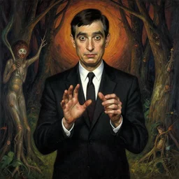 mr rogers apophasis revelation by junji ito esoteric hypnogogic alphonse mucha victo ngai hyperrealism pennington sibylla merian james gurney artstation gustave dore gurney rutowski and michael whelan hyperrealism horrific horror art gruesome intense