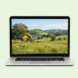apple macbook harvest in new england by david aja,