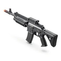 render of laser rifle on white background, isometric 3D, ultra HD