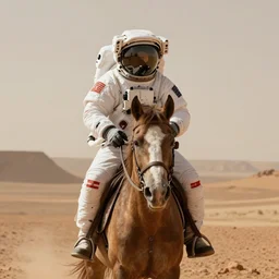 centered portrait of the astronaut riding a horse in Mars, realistic character concept, high fantasy, light atmosphere, golden ratio, wide shot, cinematic lighting, hyperdetailed, high detailed, high resolution, insanely detailed and intricate, artstation, Marc Simonetti, Greg Rutkowski, octane render, unreal engine, 8k