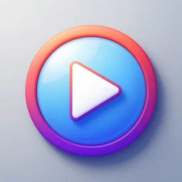 play button, game design, logo