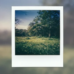 environment art, polaroid