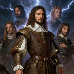 character concept portrait, spanish conquer francisco pizarro. detailed, high quality, dynamic lightning, fantasy. artwork by artgerm, wlop, alex ross, greg rutknowski, alphonse mucha
