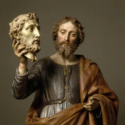 salome holding decapitated head of st. john the baptist