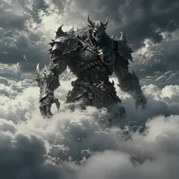 aegheard, curator of clouds as a dark souls boss by zdzisław beksinski