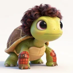 a spider with a turtle head, the pixar adaptation, with same hairstyle, hyper detailed, digital art, trending in artstation, cinematic lighting, studio quality, smooth render, unreal engine 5 rendered, octane rendered