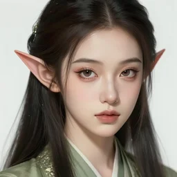 Character concept art of Ssunbiki as an elvish druid || cute-fine-face, pretty face, realistic shaded Perfect face, fine details by Stanley Artgerm Lau, WLOP, Rossdraws, James Jean, Andrei Riabovitchev, Marc Simonetti, and Sakimichan, tranding on artstation