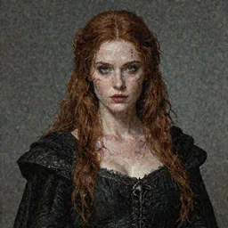 portrait of beautiful young gothic maiden, warhammer, a lot of scars, the middle ages, highly detailed, artstation, illustration, art by max ernst, 8 k quality