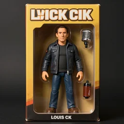 louis ck action figure original packaging with accessories