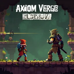 Axiom Verge Elsenova, metroidvania, video game screenshot
