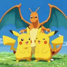fusion between charizard and pikachu