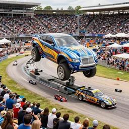 real world hot wheels looping. thousands of people watching.