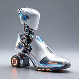 A robotic futuristic shoe