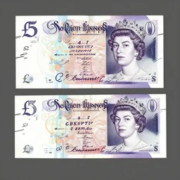 concept design of british, britain, uk, £ 5 0 note for the year 2 0 3 3