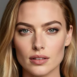 margot robbie portrait, 8k resolution, hyper-detailed, beautiful eyes
