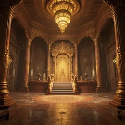 interior of an LSD temple, playstation videogame render, 4k, artstation
