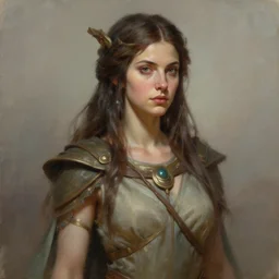 perfectly - portrait of a beautiful female druid goddess character, intricate, highly detailed, digital painting, loose brush strokes, realistic shaded lighting, artstation, concept art, smooth, sharp focus, illustration, realism, oil painting, unreal engine 5, 8 k, art by sam spratt and peter mohrbacher