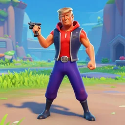 donald trump in fortnite